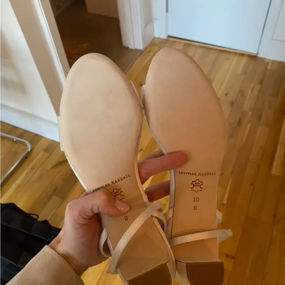 NEW Loeffler Randall Alice 45MM Satin Sandals - White Block Wedding Heels