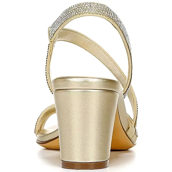 New No Box Naturalizer Vanessa 2 Rhinestone Embellished Strappy Dress Sandal 8.5