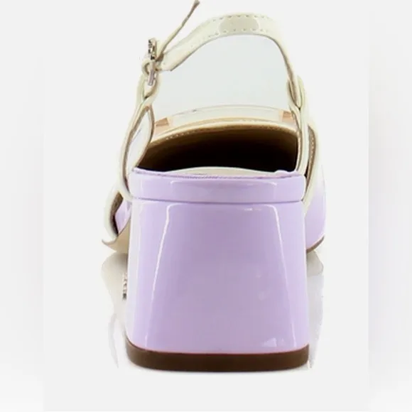 🌸NEW Sam Edelman Elegant Lavender Slingback Heels Women’s Size 8.5 With Box.