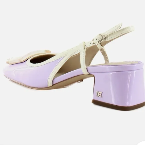 🌸NEW Sam Edelman Elegant Lavender Slingback Heels Women’s Size 8.5 With Box.