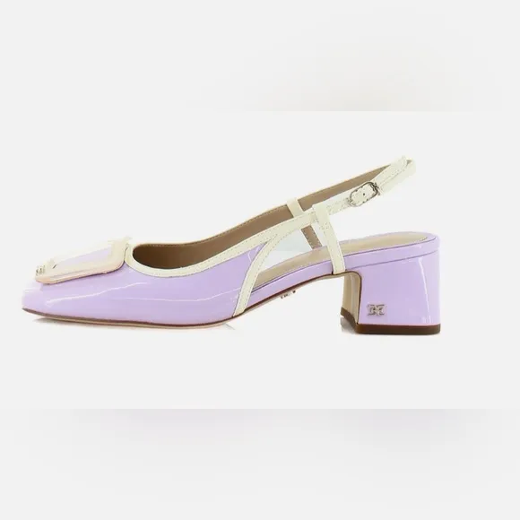 🌸NEW Sam Edelman Elegant Lavender Slingback Heels Women’s Size 8.5 With Box.