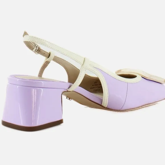 🌸NEW Sam Edelman Elegant Lavender Slingback Heels Women’s Size 8.5 With Box.