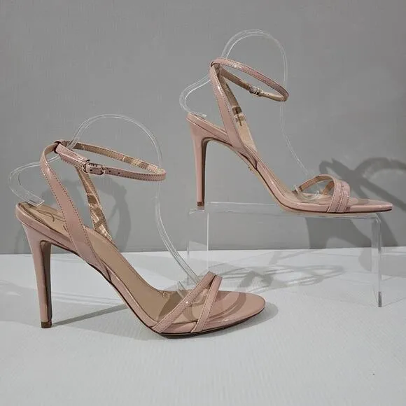 NEW Sam Edelman Gemmie Heel Stiletto Sandal Sunrise Blush Size 11