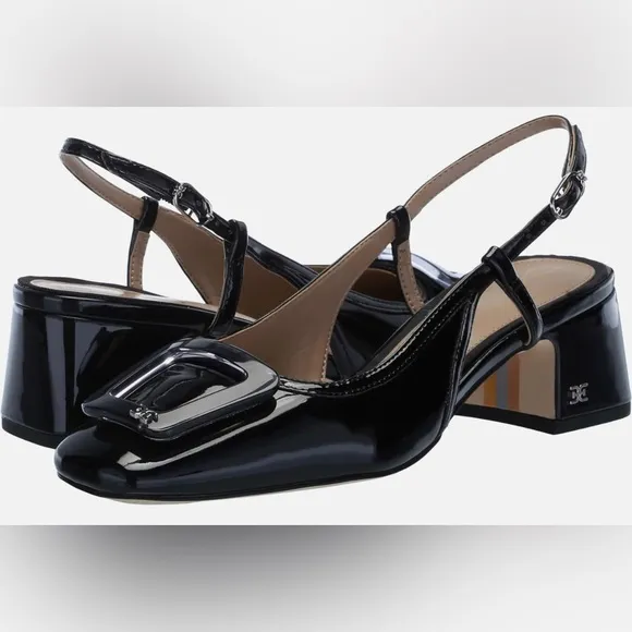 🌸NEW Sam Edelman Women’s Sz 9 With Box. Elegant Black Slingback Women's Shoes