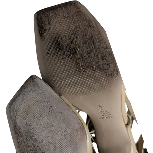 NEW Schutz Bryce Nappa Leather Sandal FLAWED Sz 9.5B