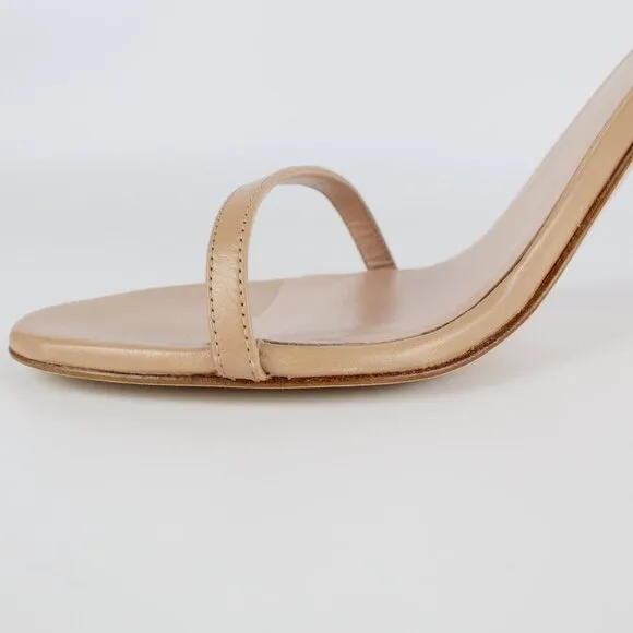 New Stuart Weitzman Nudistsong Ankle Strap Leather Sandals -Wedding, Party, Work