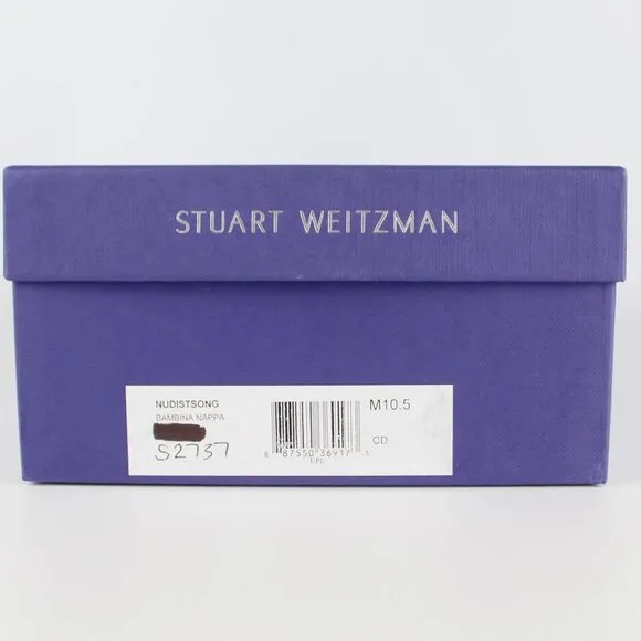 New Stuart Weitzman Nudistsong Ankle Strap Leather Sandals -Wedding, Party, Work