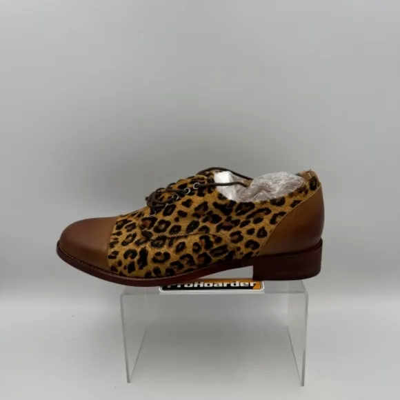 NEW Tokiyos Cheetah Print Dress Oxford Shoes EUR 43
