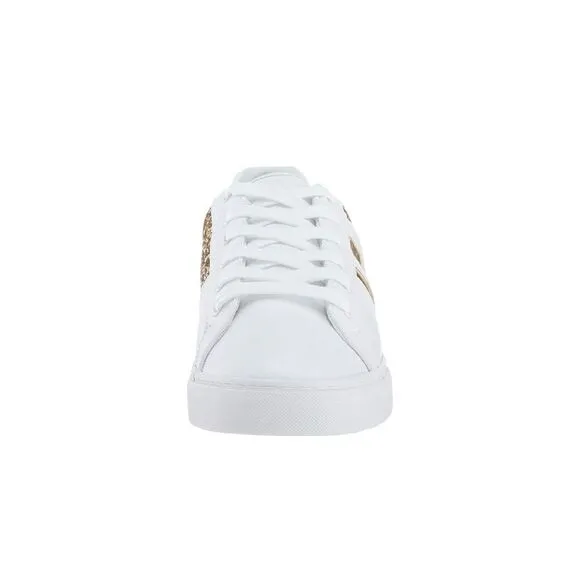 New Tommy Hilfiger Glitter gold and white Woman's Sneakers &amp; Athletic Shoes Tomm