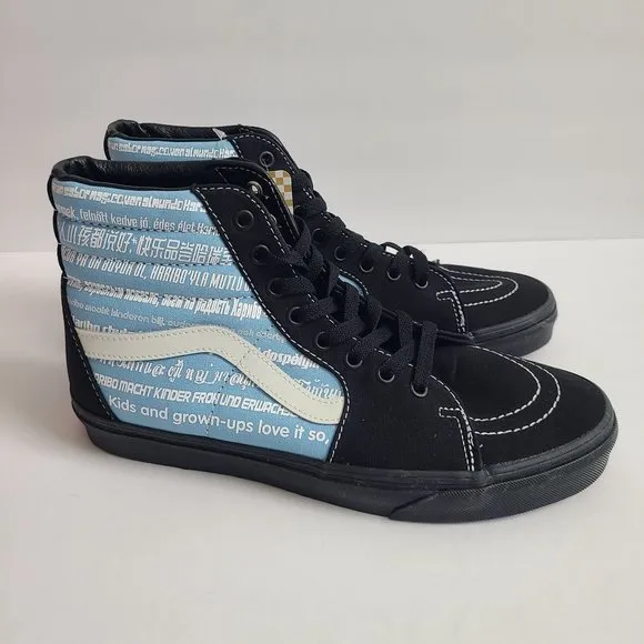 NEW Vans X Haribo SK8-Hi Shoes Size 10 Black Blue