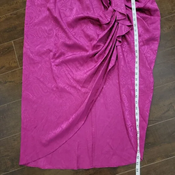 NEW Veronica Beard Weiss Paisley Dress Womens 22 Silk Magenta Classy Chic Retro