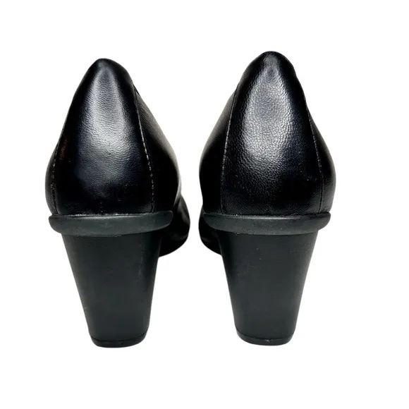New Vionic Mabrey Black Career Pumps Heels SZ 10 Shoes