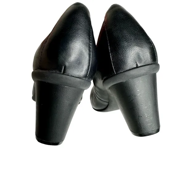 New Vionic Mabrey Black Career Pumps Heels SZ 10 Shoes