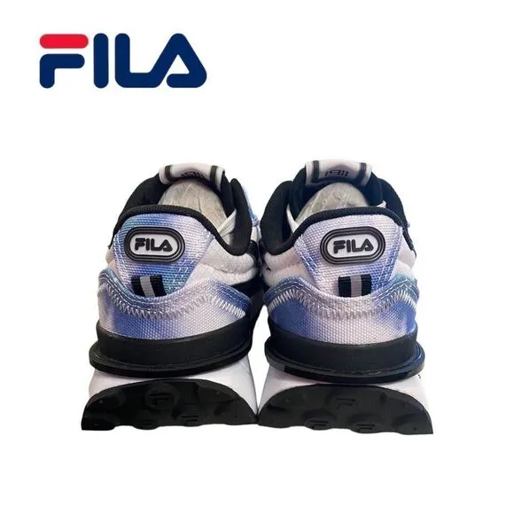 NEW Fila Women's Renno Tie Dye Blue Black Tennis Shoes Sneakers 5 7.5 8