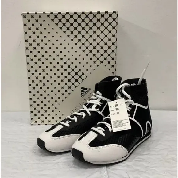 NIB Adidas X Stella McCartney Women’s Black/White Boxing Shoes -6