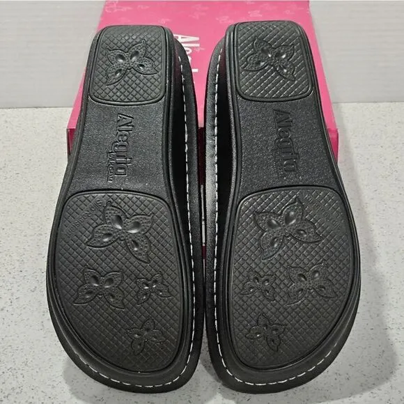 NIB, Allegra shoes with sugar skull pattern.