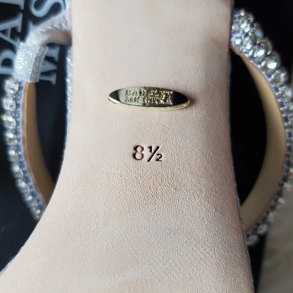 NIB Badgley Mischka 'Frankie' Heeled Sandal, Size 8.5