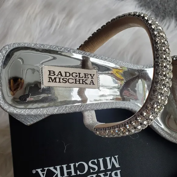 NIB Badgley Mischka 'Frankie' Heeled Sandal, Size 8.5