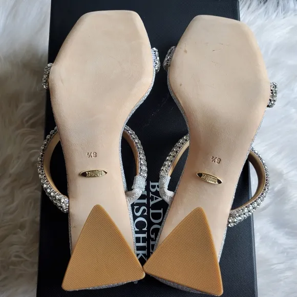 NIB Badgley Mischka 'Frankie' Heeled Sandal, Size 8.5