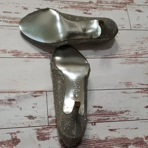 NIB Nina Shoes Carolyn Steel Luna Shine -size 5