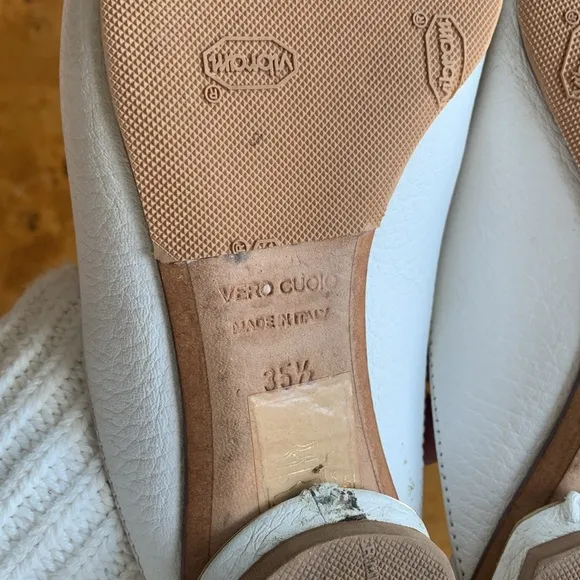 Nicholas Kirkwood White Mules Slide size 5.5 (35.5)