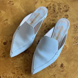 Nicholas Kirkwood White Mules Slide size 5.5 (35.5)