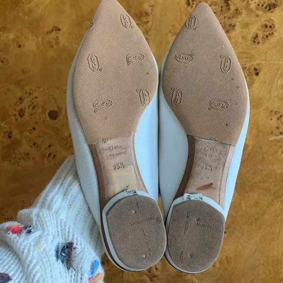 Nicholas Kirkwood White Mules Slide size 5.5 (35.5)