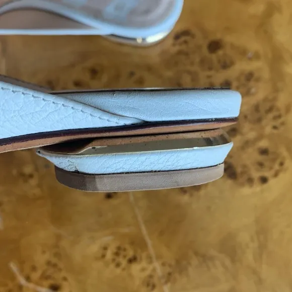 Nicholas Kirkwood White Mules Slide size 5.5 (35.5)