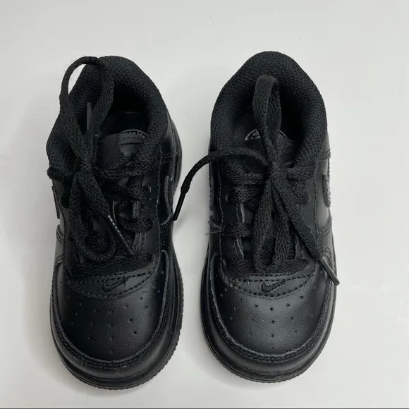 Nike Air Force 1 Black/Black Basketball Shoes 314194-009