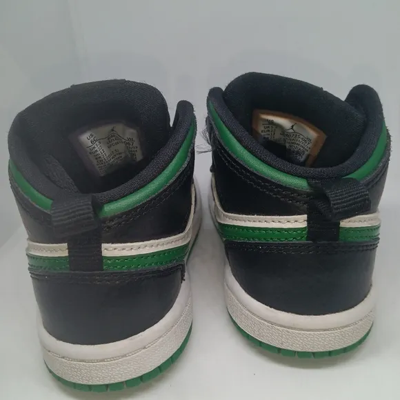 Nike Air Jordan 1 Mid  Black Pine Green