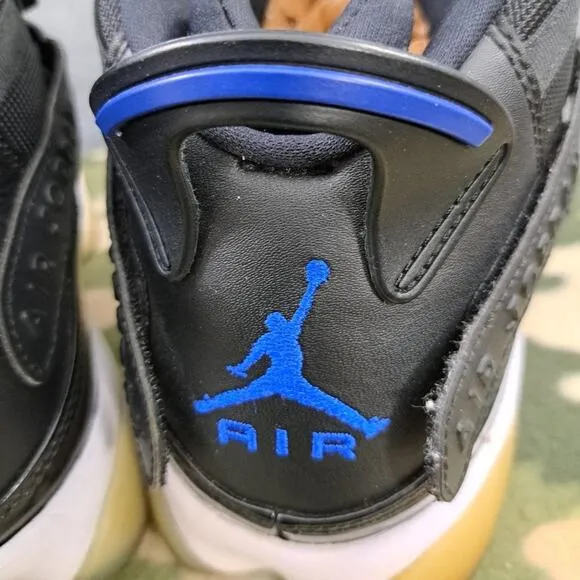 Nike Air Jordan 6 Rings SPACE JAM Black Blue 322992-016 Men's Shoes Size 9
