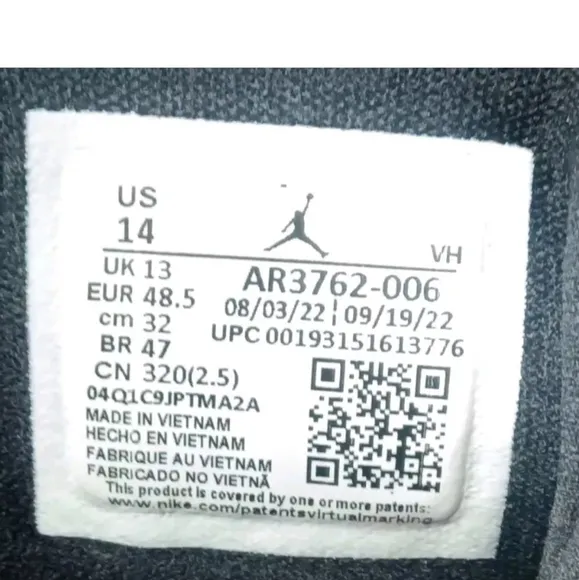 Nike Air Jordan Access 'Bred' AR3762-006 Men's Shoes Size 14 Black Red
