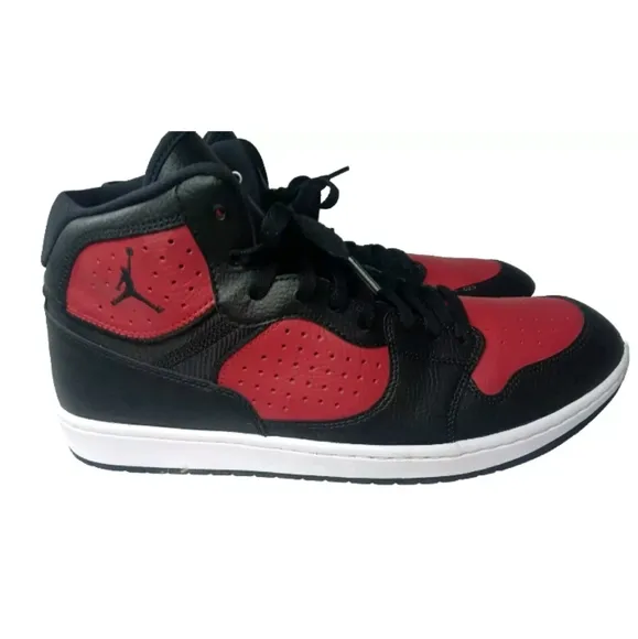 Nike Air Jordan Access 'Bred' AR3762-006 Men's Shoes Size 14 Black Red