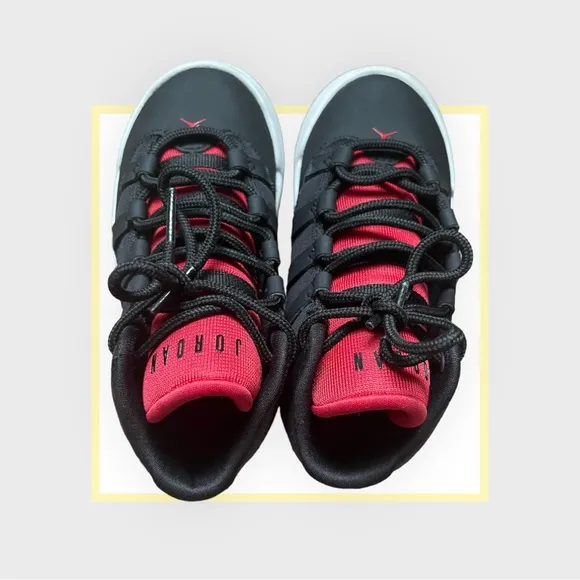 Nike Air Jordan Max Aura AQ9215-006 Shoes Black &amp; Red TODDLER US Size 9C