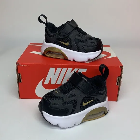 Nike Air Max 200 Toddlers' Shoes Black/Gold
