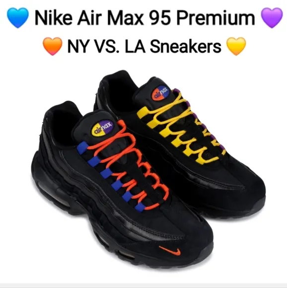 Nike Air Max 95 Premium NY VS. LA Sneakers  Size 10