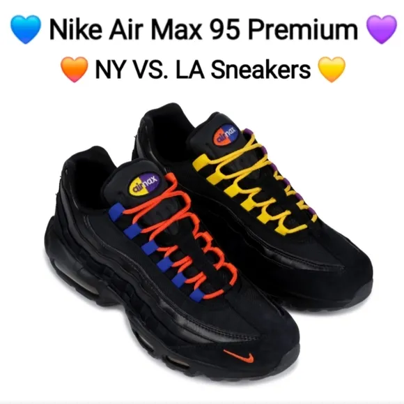 Nike Air Max 95 Premium NY VS. LA Sneakers  Size 10