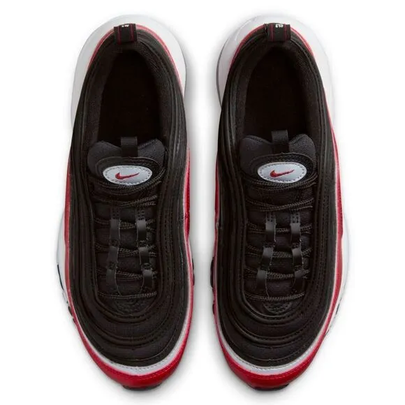 Nike Air Max 97 FB3245-001 Sneaker Big Kids Black Red Grade School Shoes NR9596