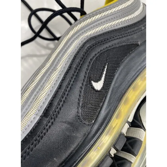 Nike Air Max 97 Shoes Mens Sz 9 Steelers Yellow/Black/Silver/White