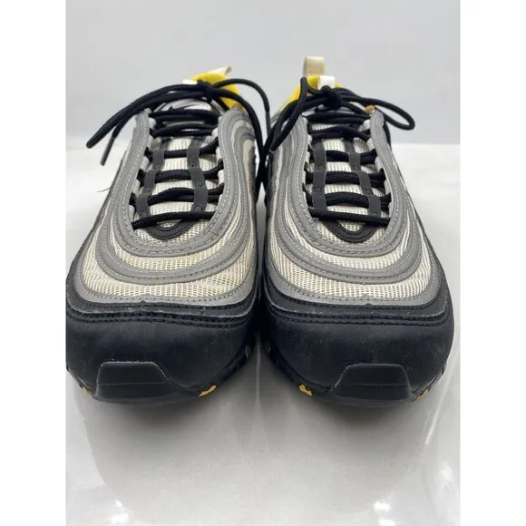 Nike Air Max 97 Shoes Mens Sz 9 Steelers Yellow/Black/Silver/White