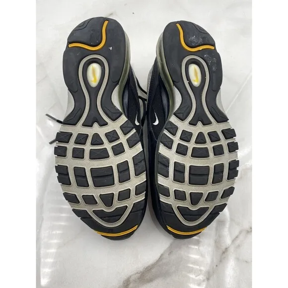 Nike Air Max 97 Shoes Mens Sz 9 Steelers Yellow/Black/Silver/White