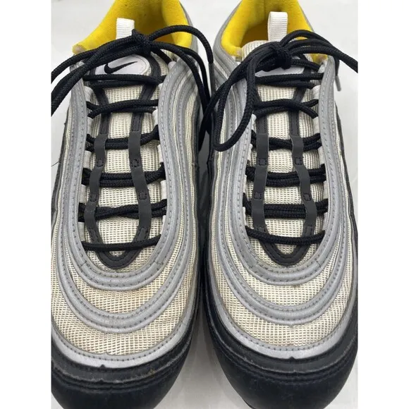 Nike Air Max 97 Shoes Mens Sz 9 Steelers Yellow/Black/Silver/White