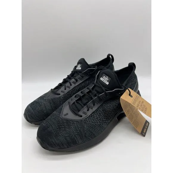 Nike Air Max Flyknit Racer Triple Black Shoes FD2764-001 Men's Size 11🛒