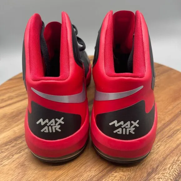 Nike Air Max Hyper Guard Up Mens Size 11.5 Black Red Basketball Shoes 530954-006
