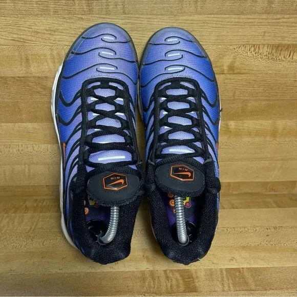Nike Air Max Plus Tn OG Black Purple Total Orange Mens Size 4.5  Womens 6 Shoes