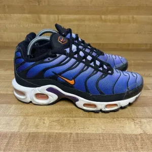Nike Air Max Plus Tn OG Black Purple Total Orange Mens Size 4.5  Womens 6 Shoes