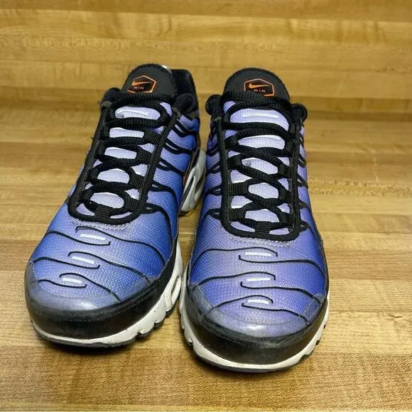 Nike Air Max Plus Tn OG Black Purple Total Orange Mens Size 4.5  Womens 6 Shoes