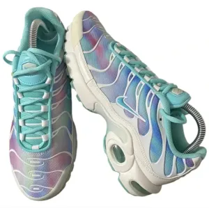 Nike Air Max Plus TN Tie Dye Shoes BV1239-100 -Size 7 Youth
