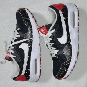 Nike Air Max SC Swooshfetti Black White Red Shoes Size 10.5 Mens