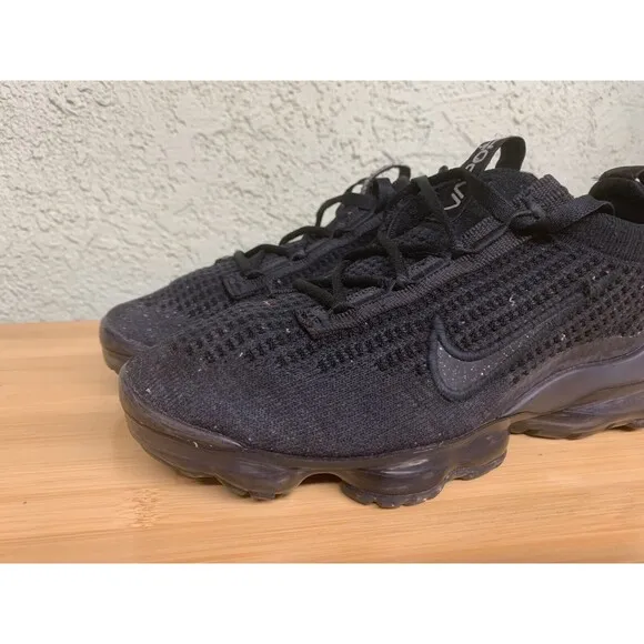 Nike Air VaporMax 2021 Flyknit Women's Size 5.5 Shoes Black DC9454 001